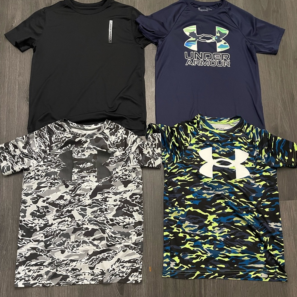 Boys under armour lot sz medium
